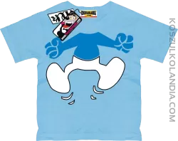 Smerfna Główka - koszulka dziecięca - błękitny