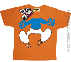 Smerfna Główka - koszulka dziecięca - pomarańczowy