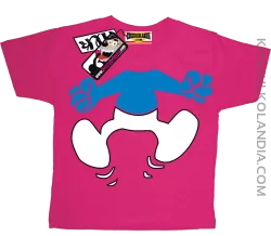 Smerfna Główka - koszulka dziecięca - różowy