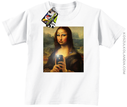 Mona Smart Pear Lisa - Koszulka dziecięca biała