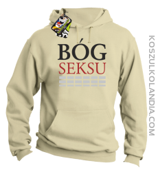 Bóg SEKSU - Bluza z kapturem  beż