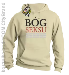 Bóg SEKSU - Bluza z kapturem  beż