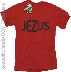 JEZUS Jesus christ symbolic - Koszulka Męska - Czerwony