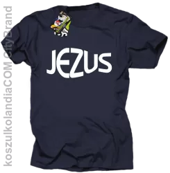 JEZUS Jesus christ symbolic - Koszulka Męska - Granatowy