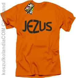 JEZUS Jesus christ symbolic - Koszulka Męska - Pomarańczowy