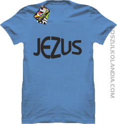 JEZUS Jesus christ symbolic - Koszulka Męska - Błękitny
