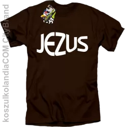 JEZUS Jesus christ symbolic - Koszulka Męska - Brązowy