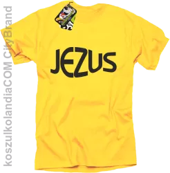 JEZUS Jesus christ symbolic - Koszulka Męska - Żółty