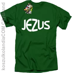 JEZUS Jesus christ symbolic - Koszulka Męska - Zielony