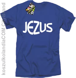 JEZUS Jesus christ symbolic - Koszulka Męska - Niebieski