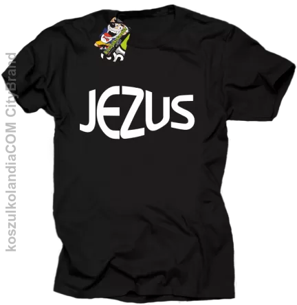 JEZUS Jesus christ symbolic - Koszulka Męska - Czarny