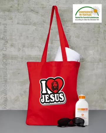 I love Jesus StickStyle - Torba na zakupy