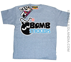 Bomb Stickers - koszulka dla dziecka - melanżowy