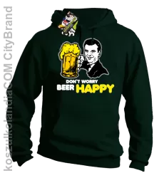 DON'T WORRY BEER HAPPY - Bluza z kapturem butelka