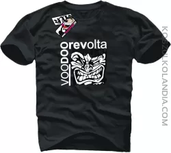 Voodoo Revolta Face - koszulka męska - czarny