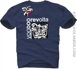 Voodoo Revolta Face - koszulka męska - granatowy