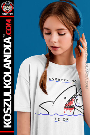 Everything is ok SHARK -  koszulka dziecięca 