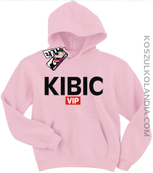 Kibic VIP - bluza dziecięca z nadrukiem - różowy