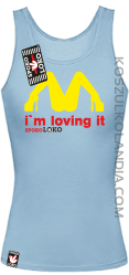 MCky I`m Loving It - Top damski  błękit 