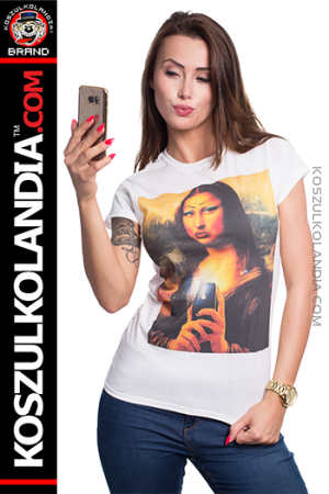 Mona Lisa Monaliza Sweet Focia Słit - koszulka damska