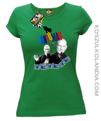 Fanomas Louise de Funes - koszulka damska zielona