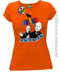 Fanomas Louise de Funes - koszulka damska pomarańczowa