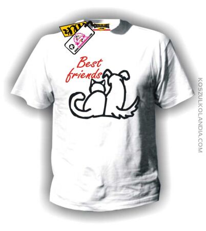 Best friends- Najlepsi przyjaciele- koszulka męska Nr KODIA00035