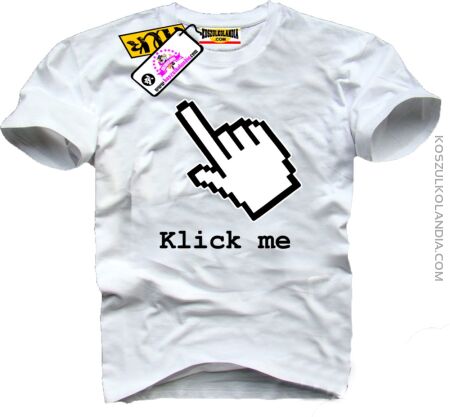 Klick me - Koszulka Męska Nr KODIA00234