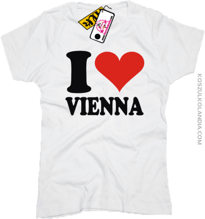 I LOVE VIENNA - koszulka damska