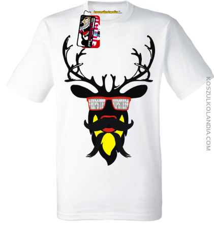 HIPSTER Deer - koszulka męska blogerska