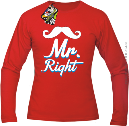 Mr Right example - Longsleeve Męski