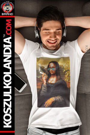 Chill Ganja Mona Lisa - koszulka męska