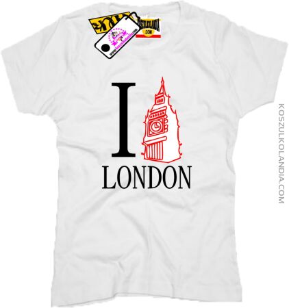 I Love London - Koszulka Damska