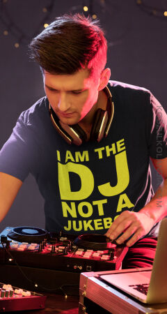 I am DJ not a Jukebox - koszulka męska