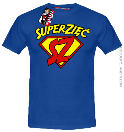 SUPER ZIĘĆ - koszulka męska 