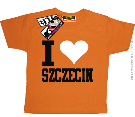 I love Szczecin - koszulka dziecięca