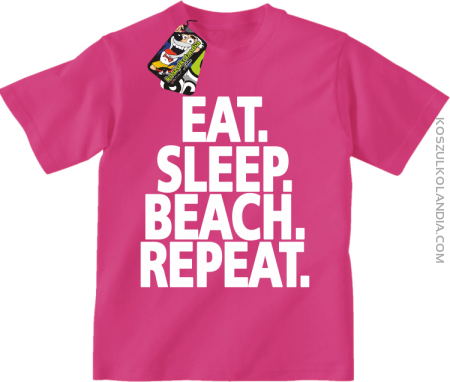 Eat Sleep Beach Repeat - Koszulka dziecięca