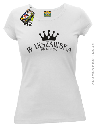 Warszawska princesa - Koszulka damska taliowana