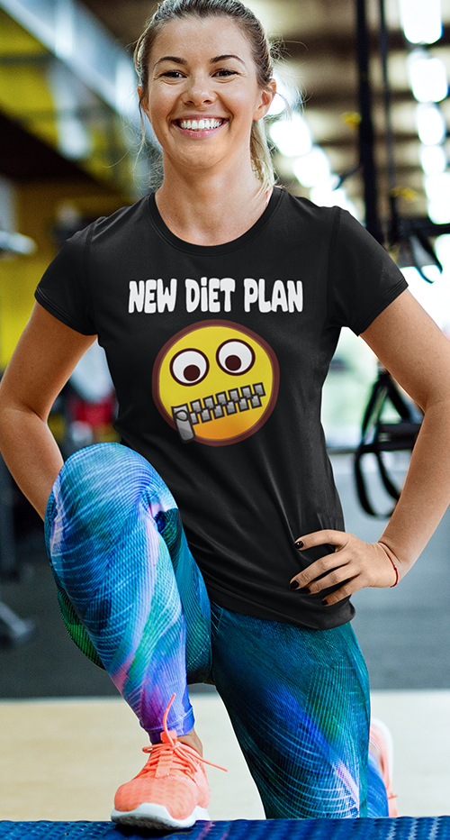 New Diet Plan - motywująca koszulka damska 234