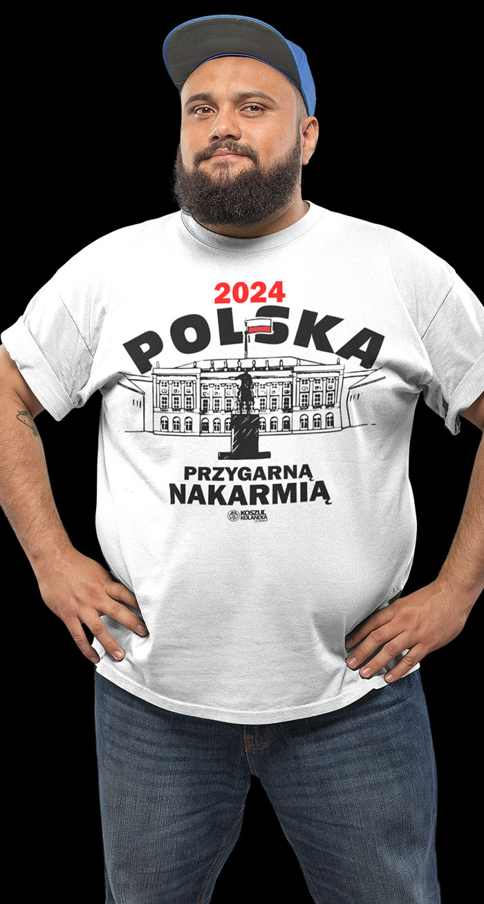 Ironiczny komentarz do afery związanej z Maciejem W. i  Mariuszem K., ta koszulka wyraża humor i dystans do aktualnych wydarzeń. Wygodna i pełna satyrycznego przekazu, doskonała dla tych, którzy cenią odrobinę politycznej satyry w modzie.