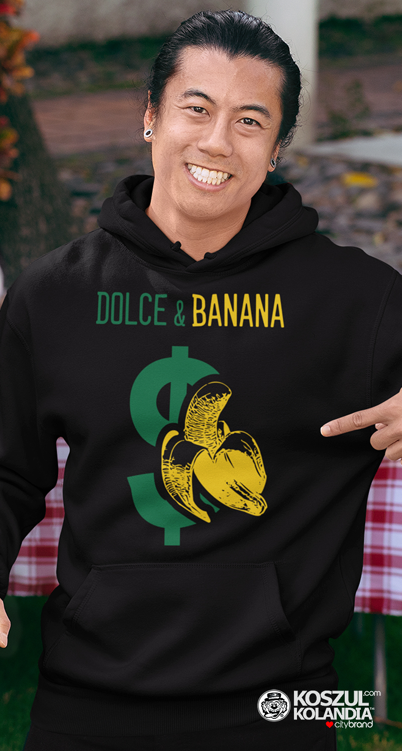 Dolce & Banana - bluza z kapturem męska