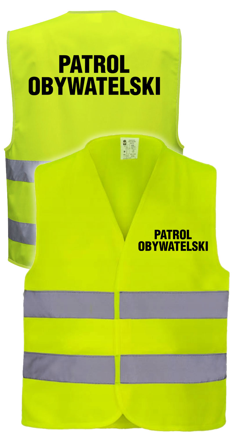 Patrol obywatelski kamizelka odblaskowa