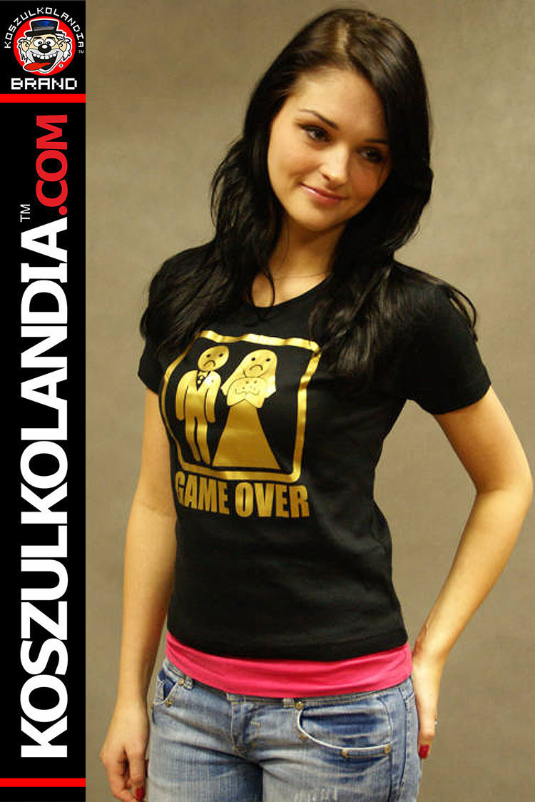 game over gold tshirt