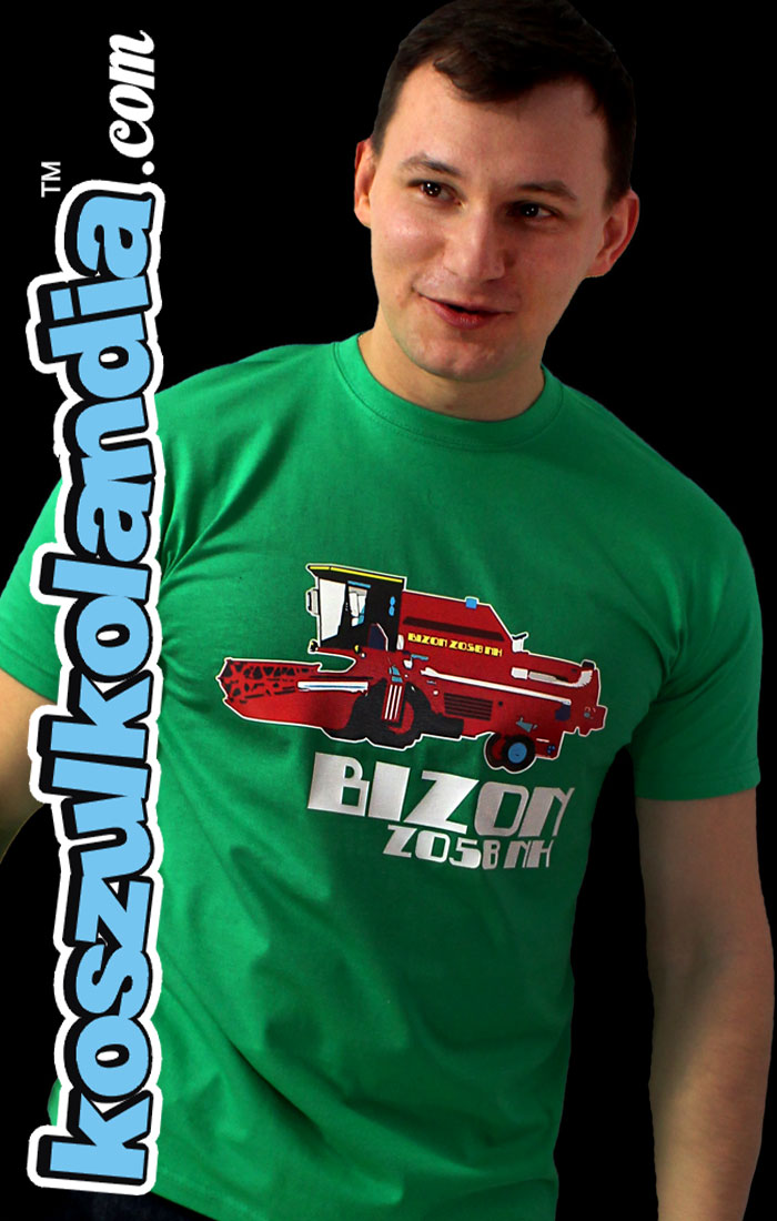 Kombajn rolniczy BIZON ZO58 NH - koszulka męska