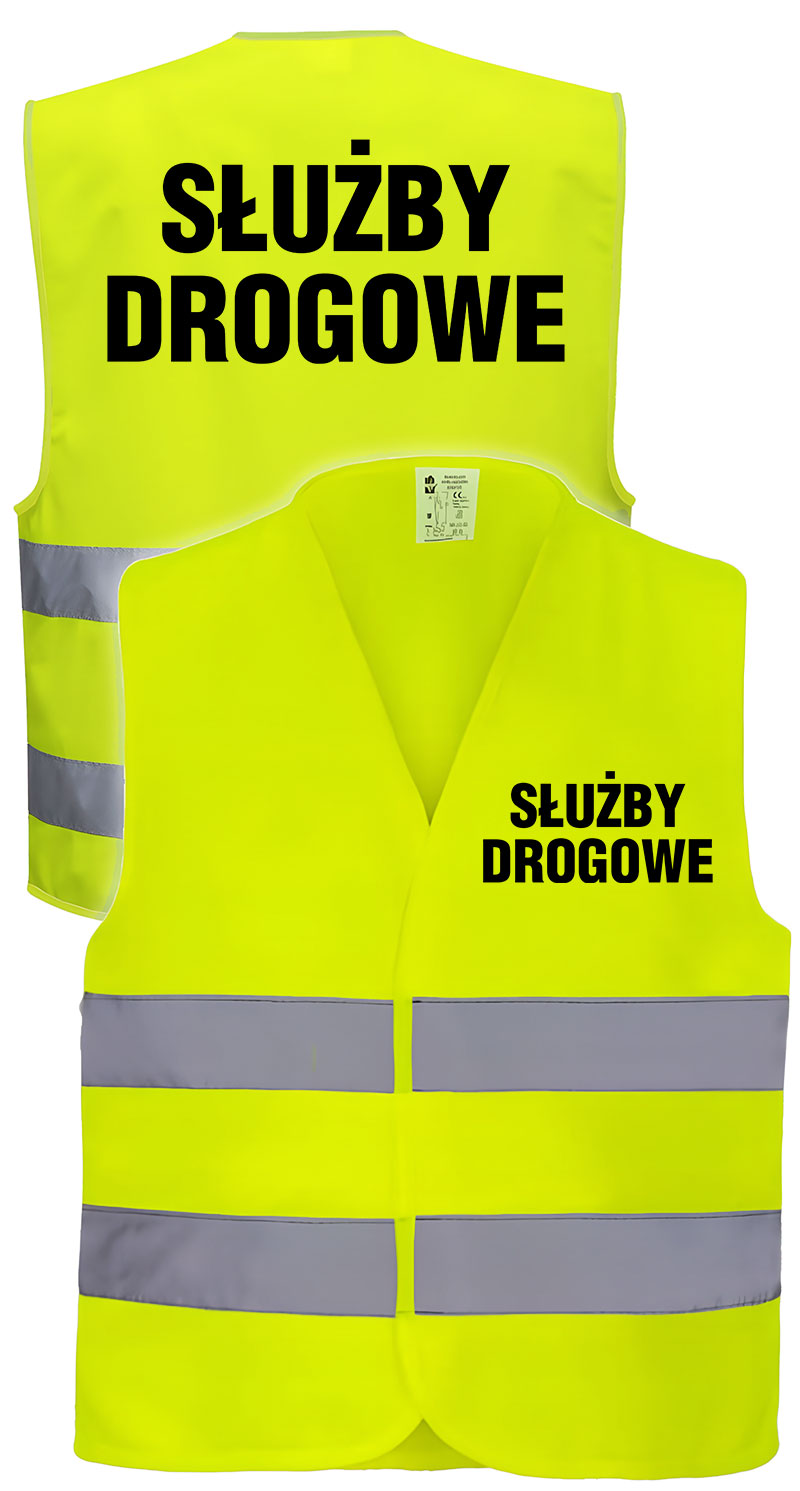 Służby Drogowe  - kamizelka odblaskowa 4