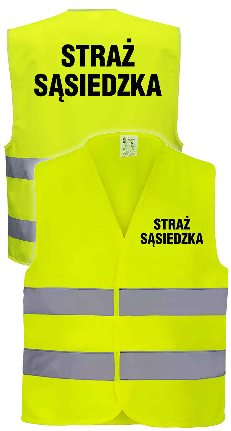 Straż Sąsiedzka - kamizelka odblaskowa